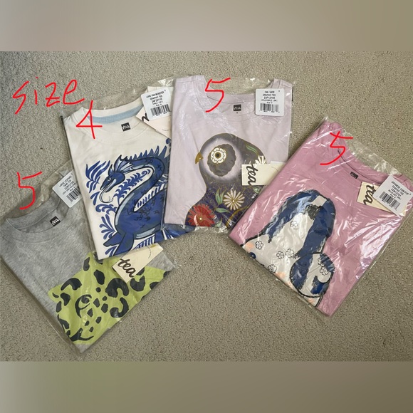 NIB Tea Collection Shirts/Tank Set (4-5)